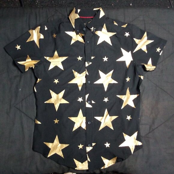 Drill Clothing Co. Gold Stars Button Shirt - Picture 2 of 7